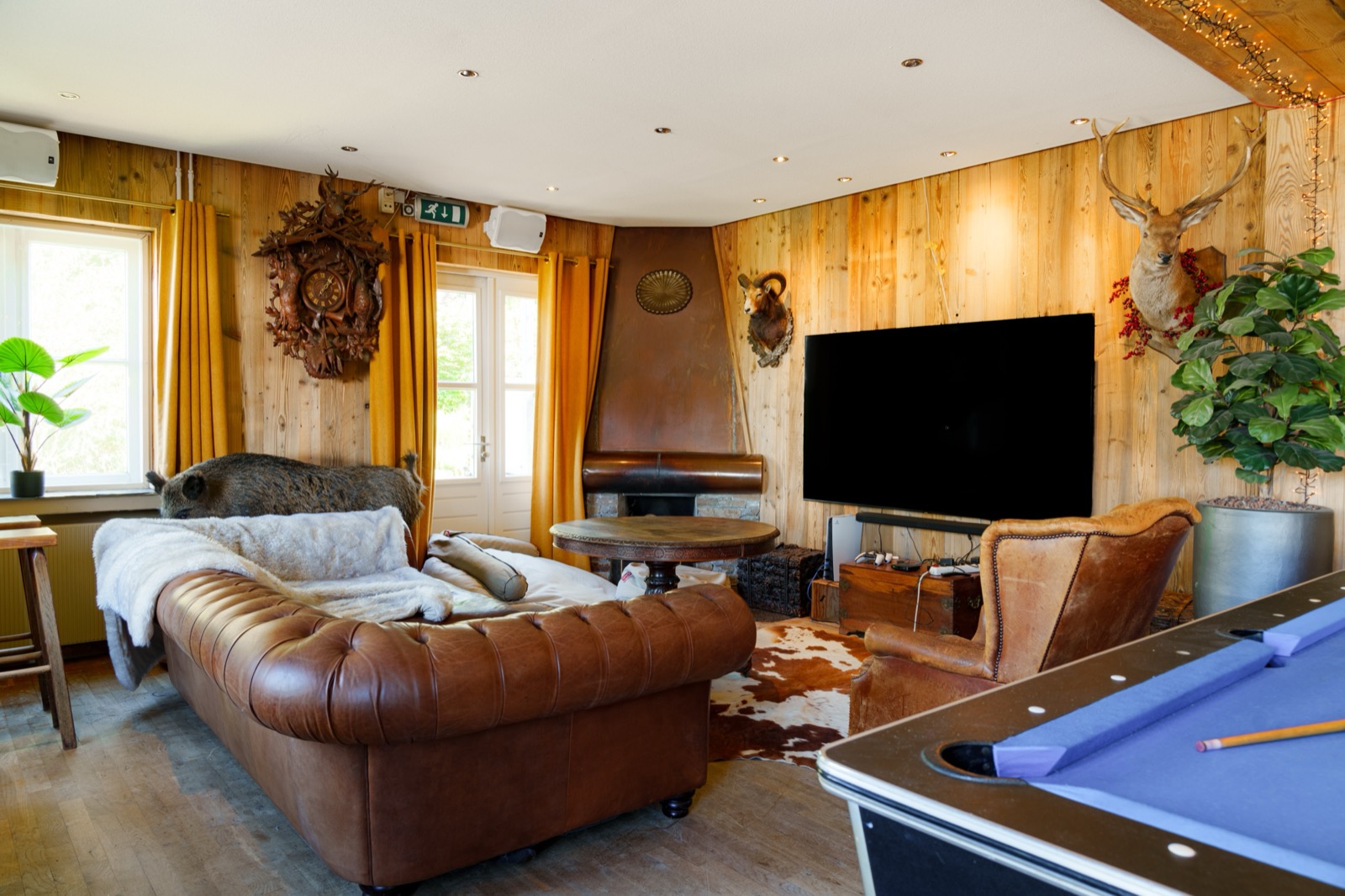 Loungeruimte met tv